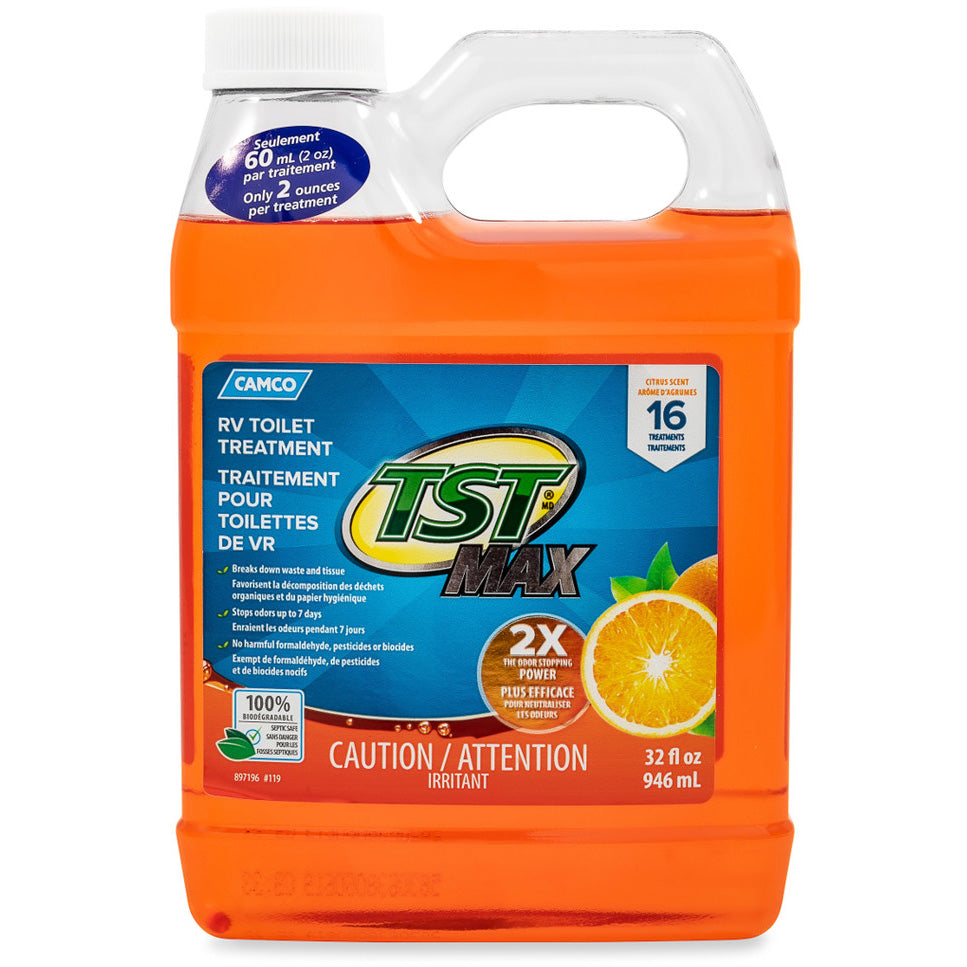 Camco TST MAX Orange Power Toilet Treatment, 32oz (E/F)