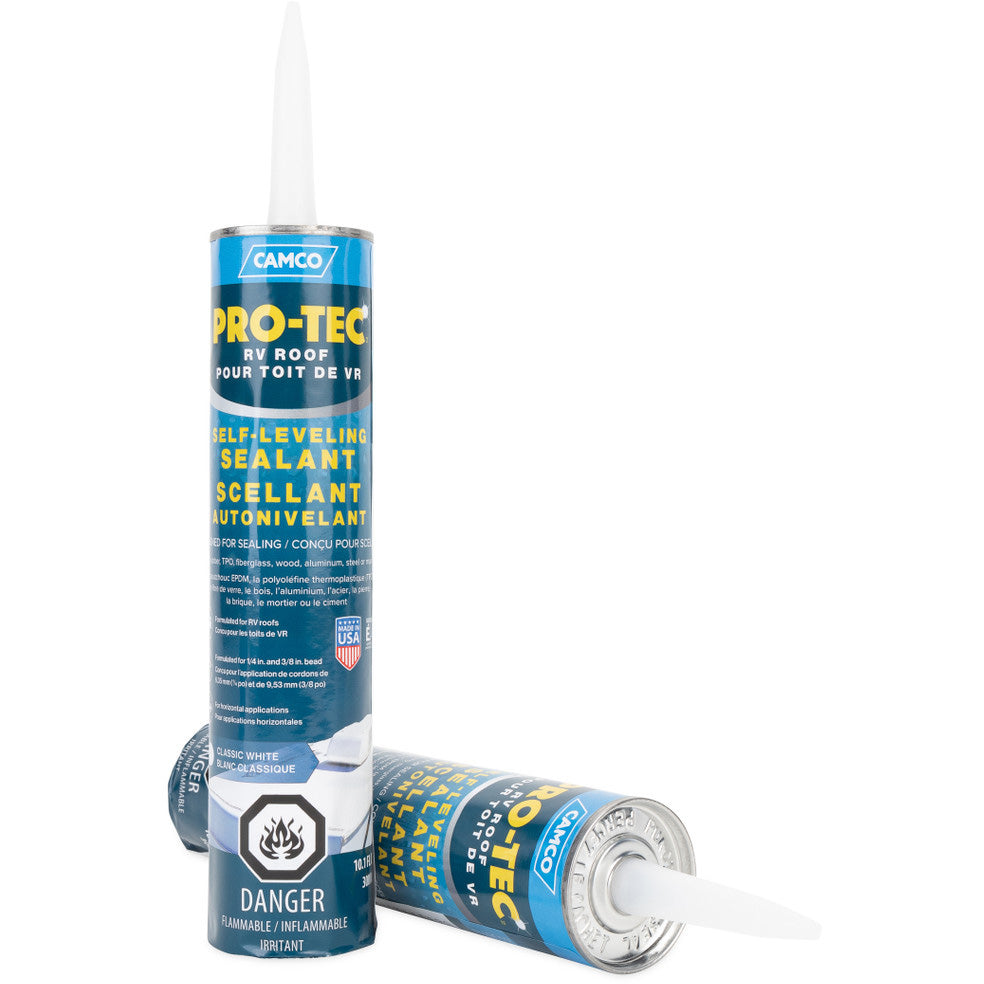 Camco Pro-Tec RV Roof Self-Leveling Sealant, White PDQ (E/F)