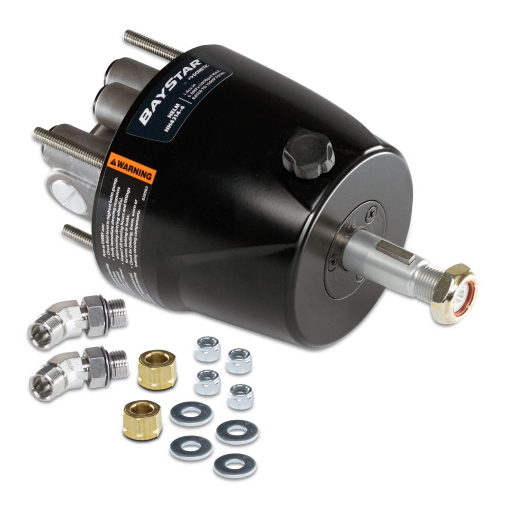 BayStar Hydraulic Front Mount Boat Steering Helm, 1.4, HH431-4