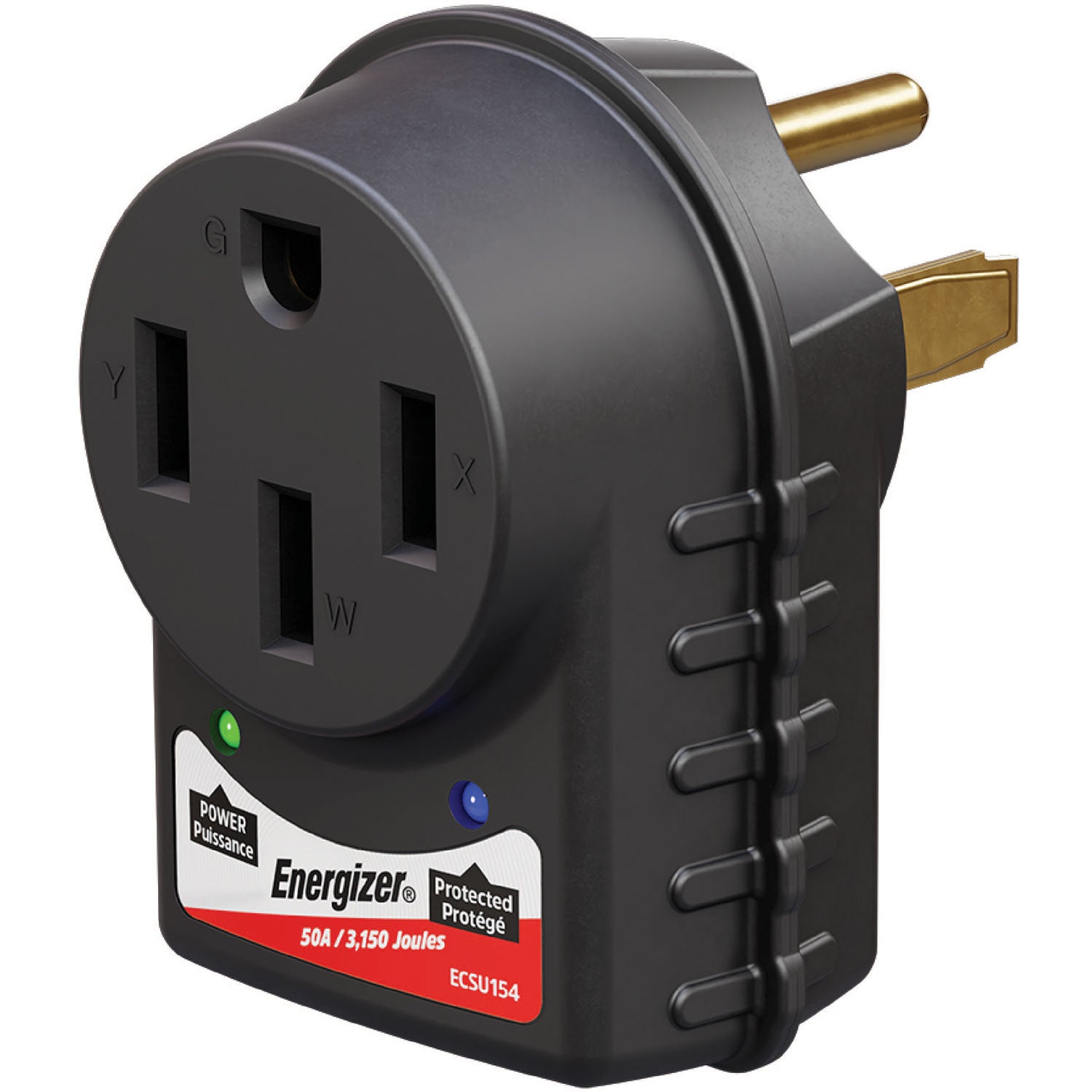 Energizer 50 Amp Plug and Play RV and EV Surge Protector 14-50