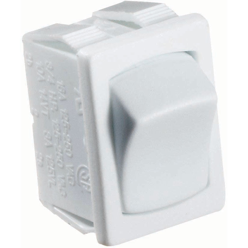 Rocker Switch, 10 A, On/Off - SPST - Cut-Out .508" x .756"