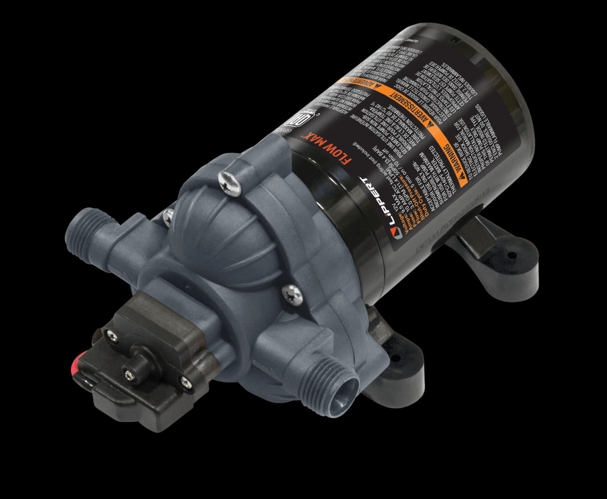 Fresh Water Pump 12V 3.0 gpm with Strainer And Connectors (Retail Box)