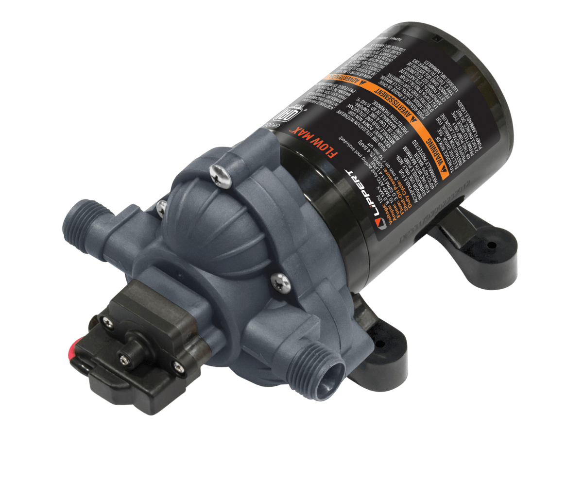 Fresh Water Pump 12V 3.0 gpm with Strainer And Connectors (Retail Box)