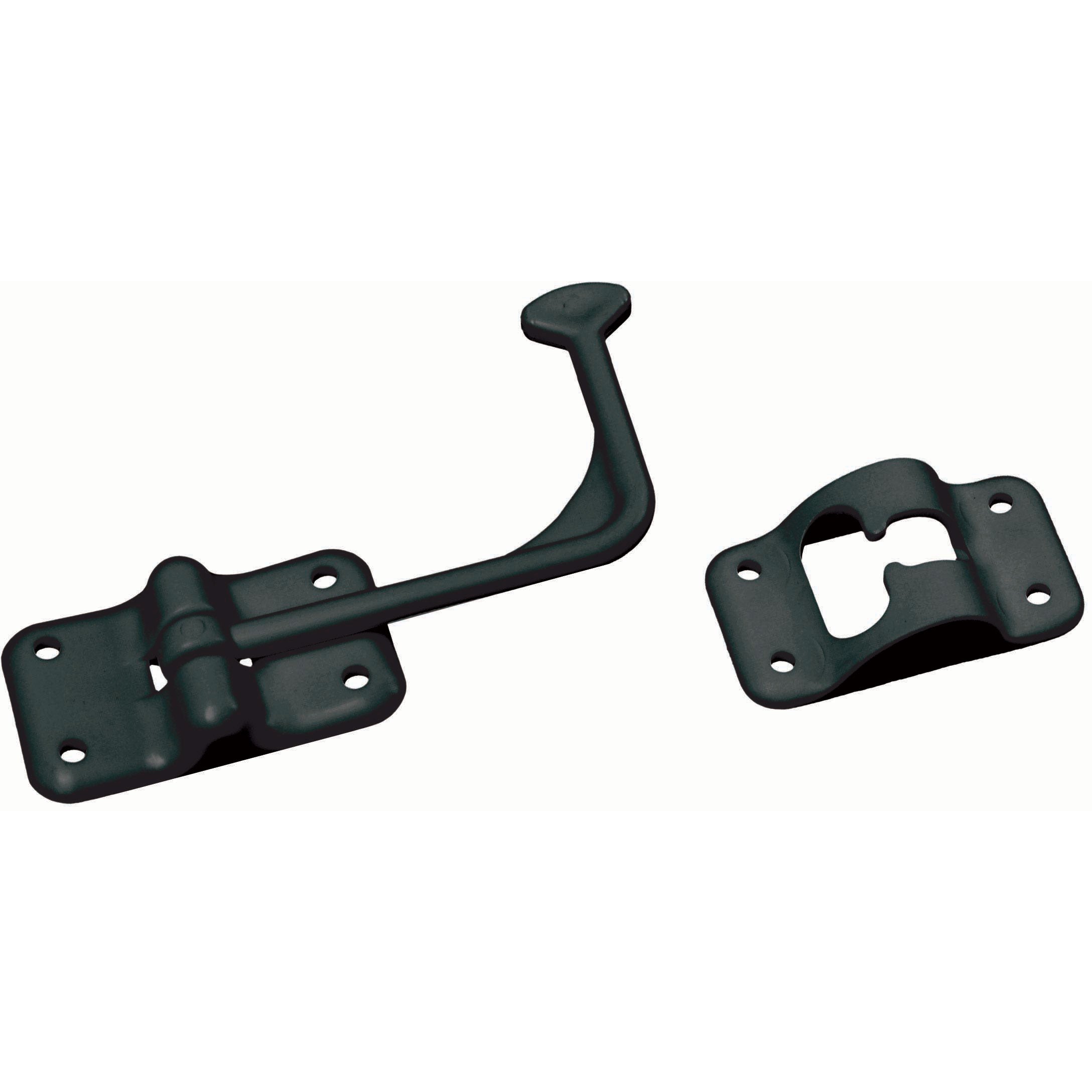 Entry Door Holder - Plastic - 90 Degree - Black