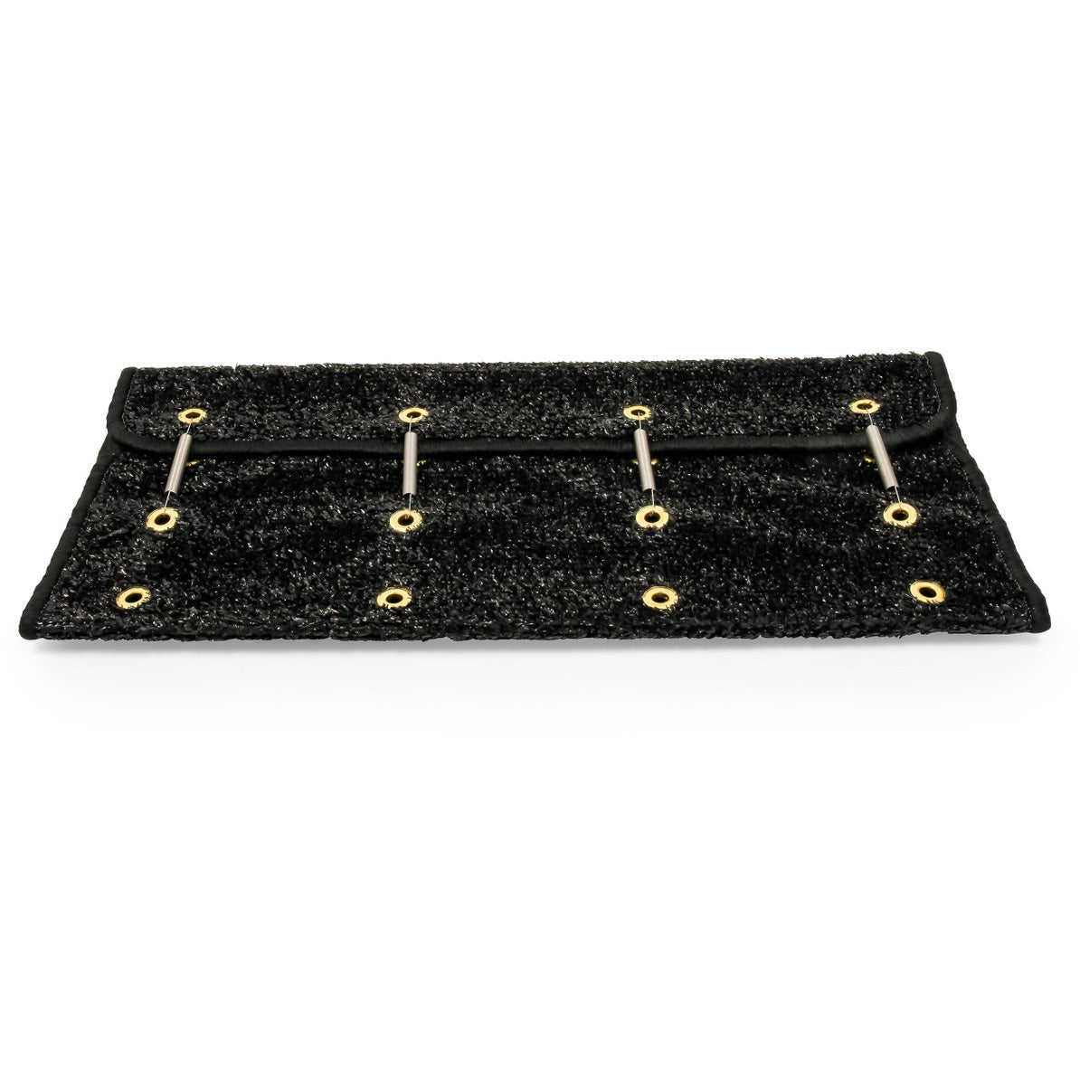 Camco Step Rug, Premium, Turf with UV and TPE, Hemmed, 22" x 23", Black (E/F)