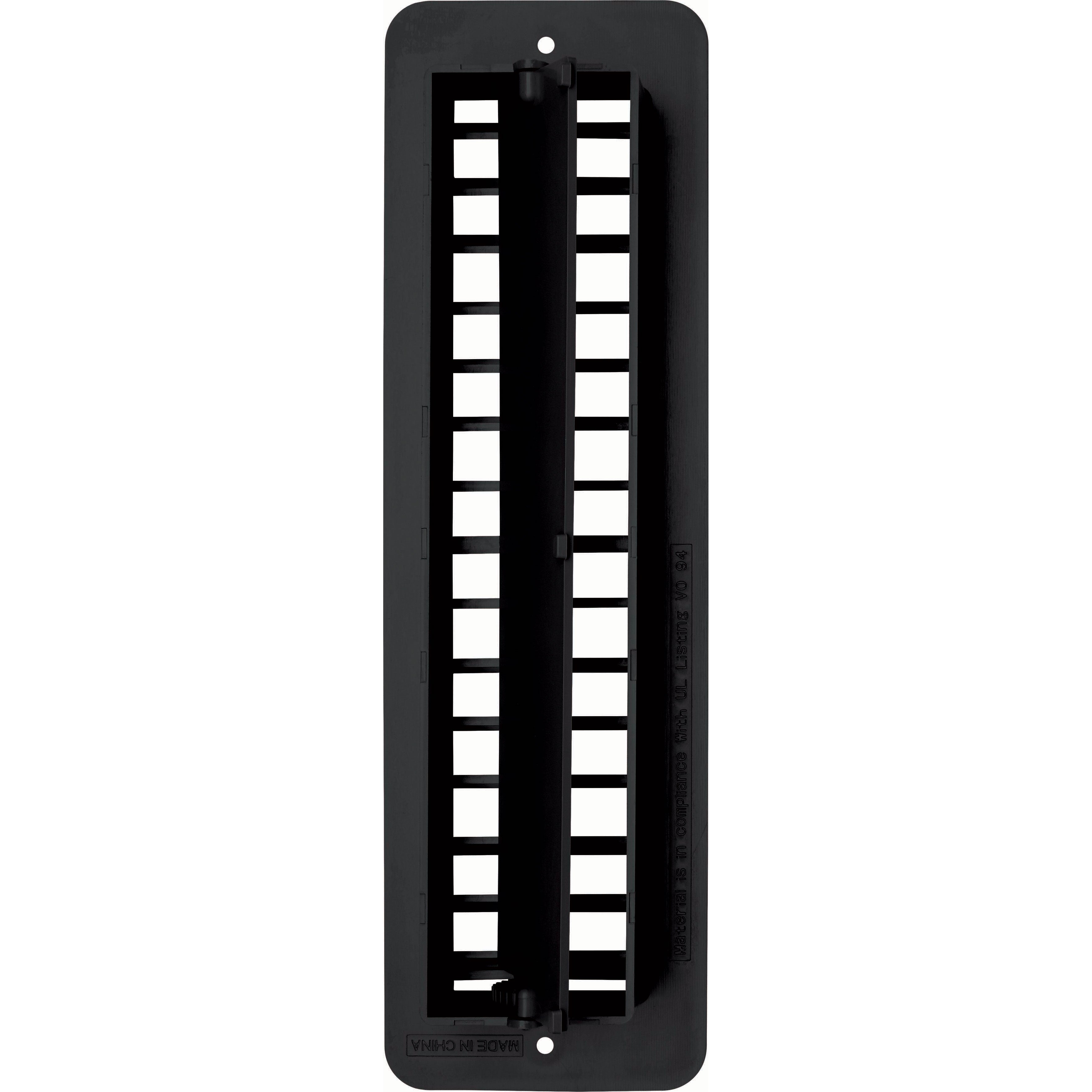 Vent Register, Plastic, Damp 2.25"x10"