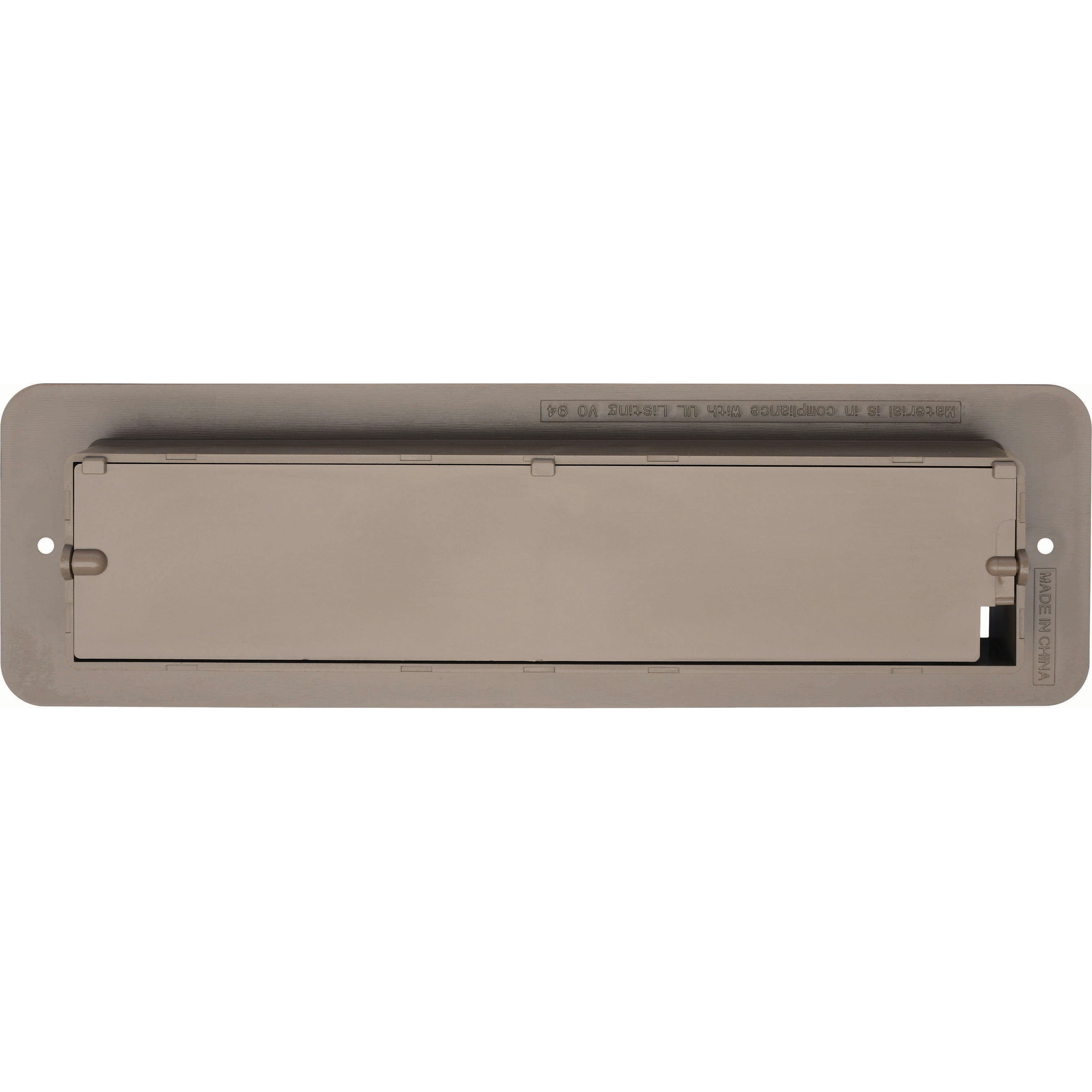 Vent Register, Plastic, Damp 2.25"x10"