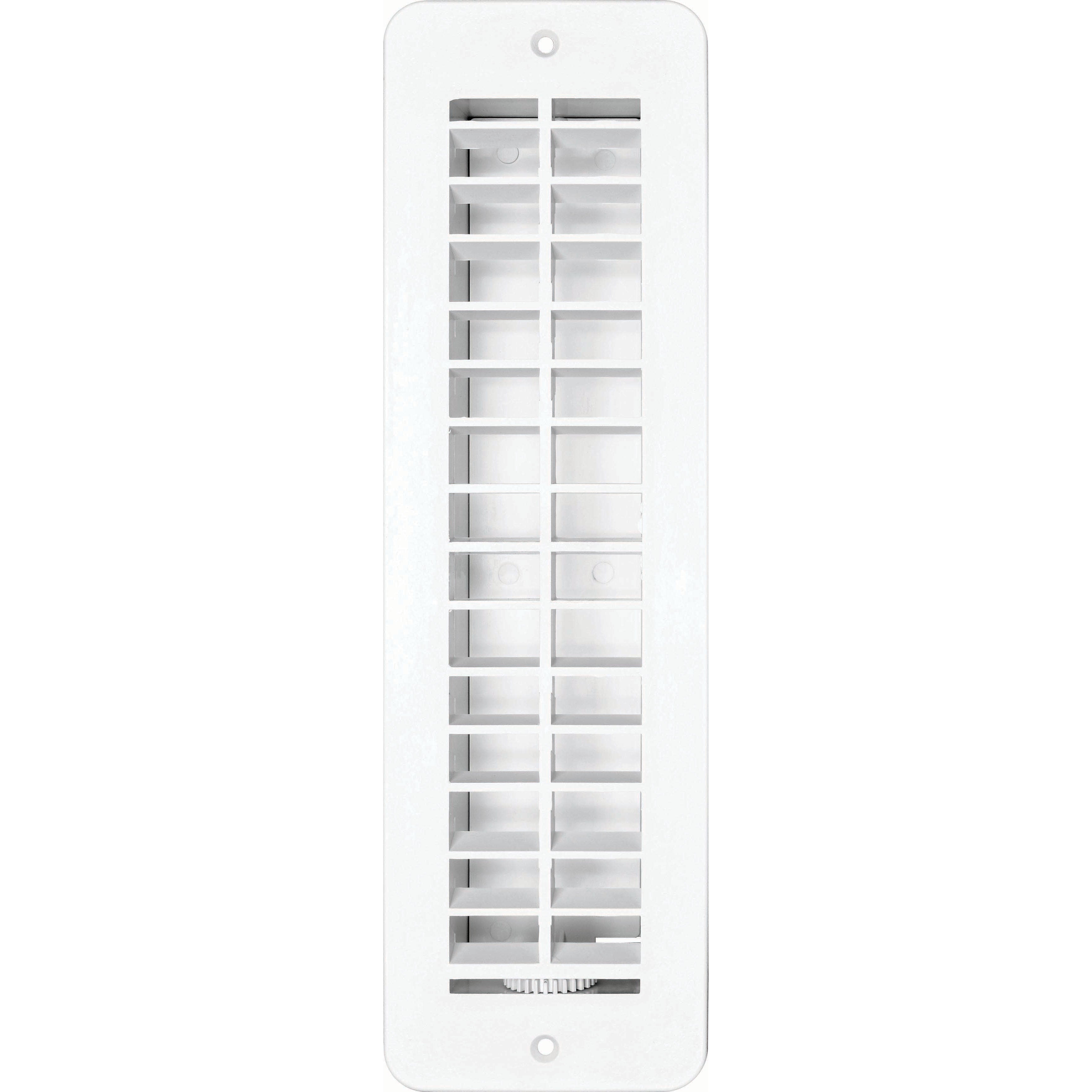 Vent Register, Plastic, Damp 2.25"x10"