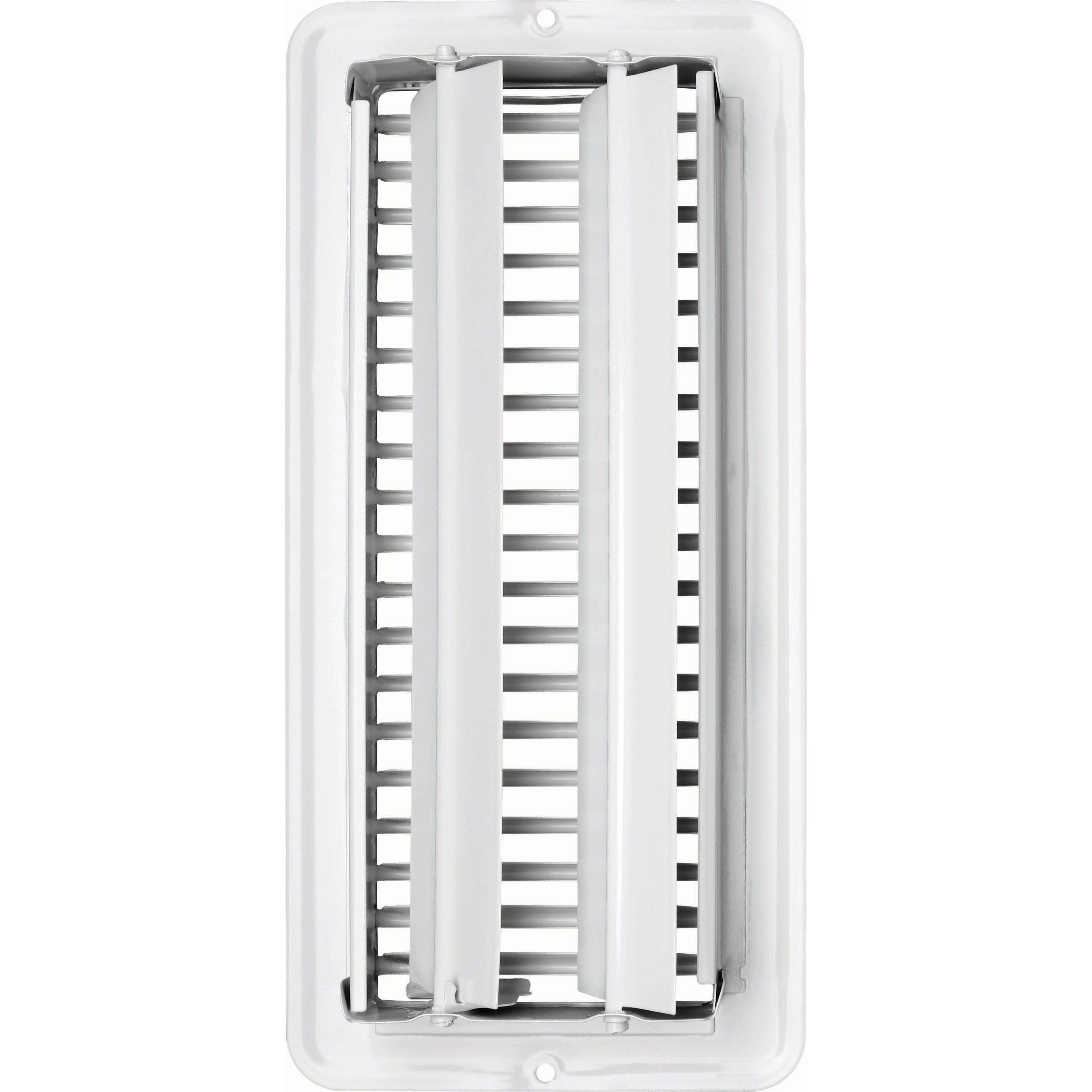 Vent Register, Metal, Damp 4"x10"