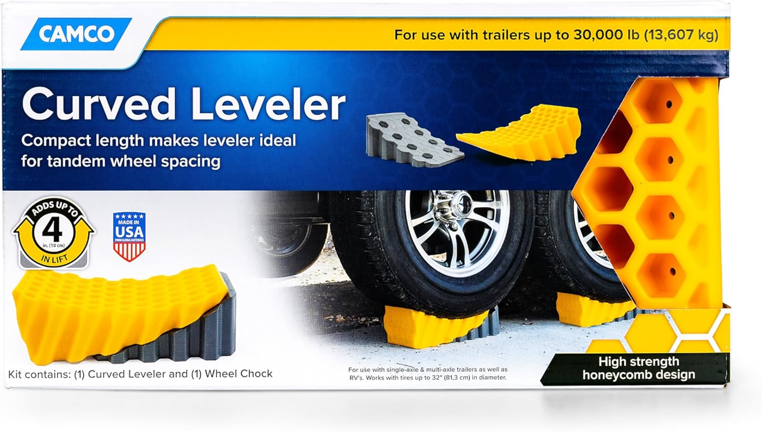 Camco Curved Leveler and Chock