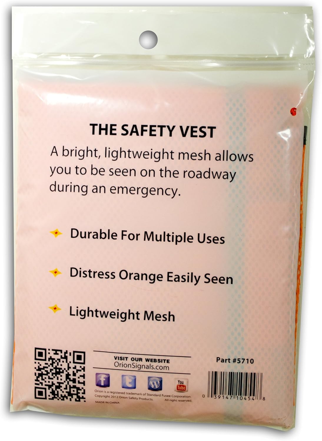 Orange Safety Vest