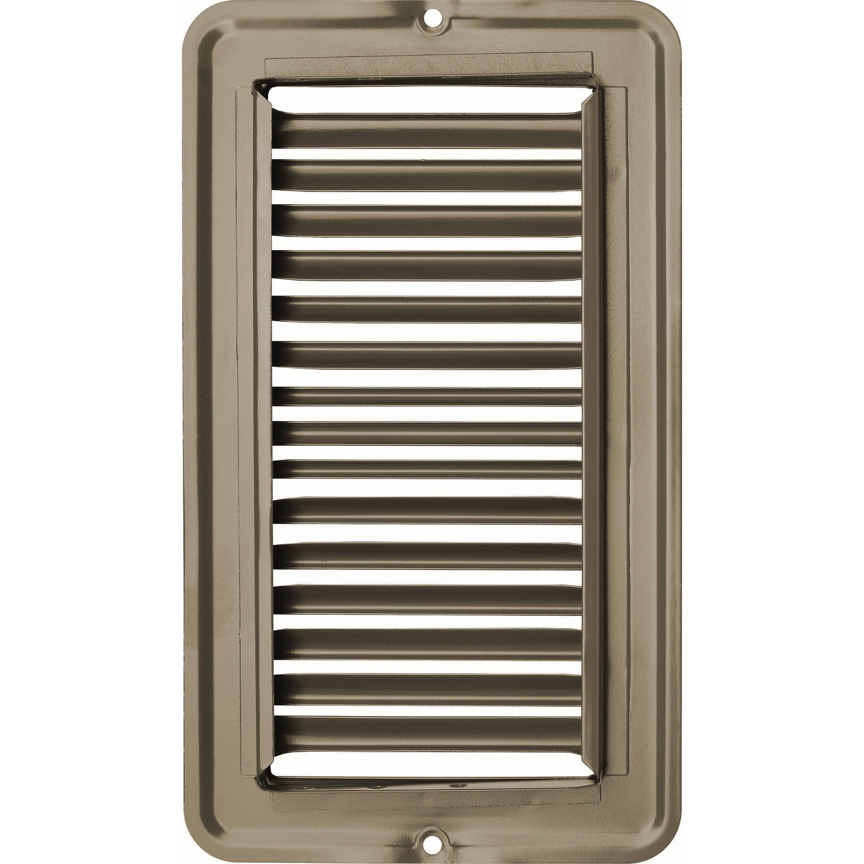 Vent Register, Tan, Metal, Undamp 4"x8"
