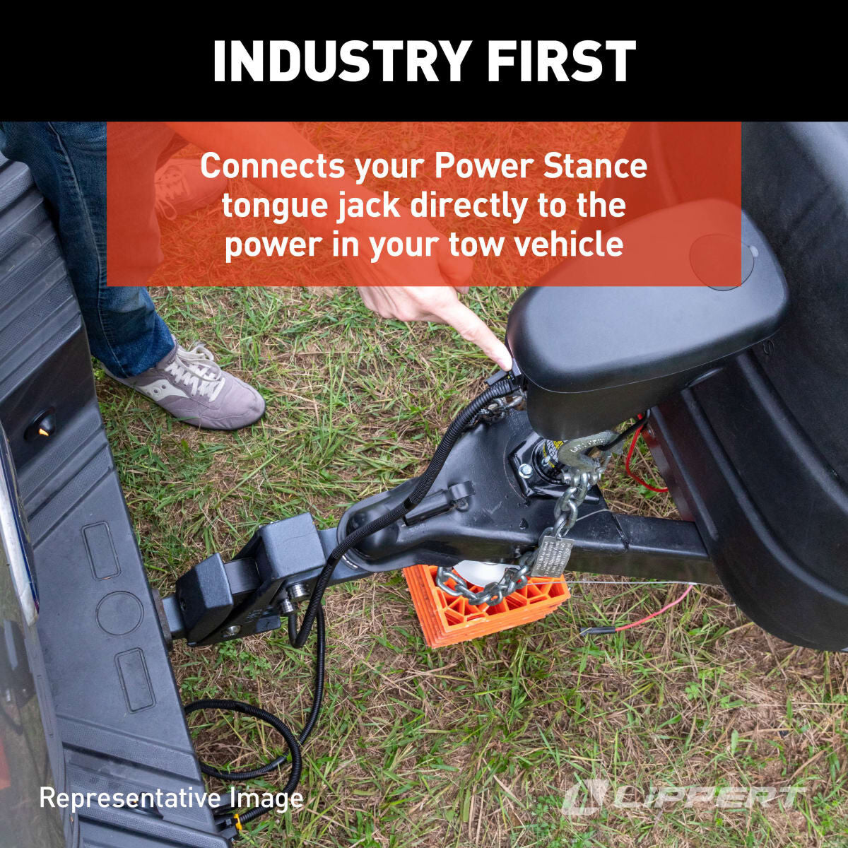 Power Swap Auxiliary Cord™ for Power Stance™ Tongue Jack
