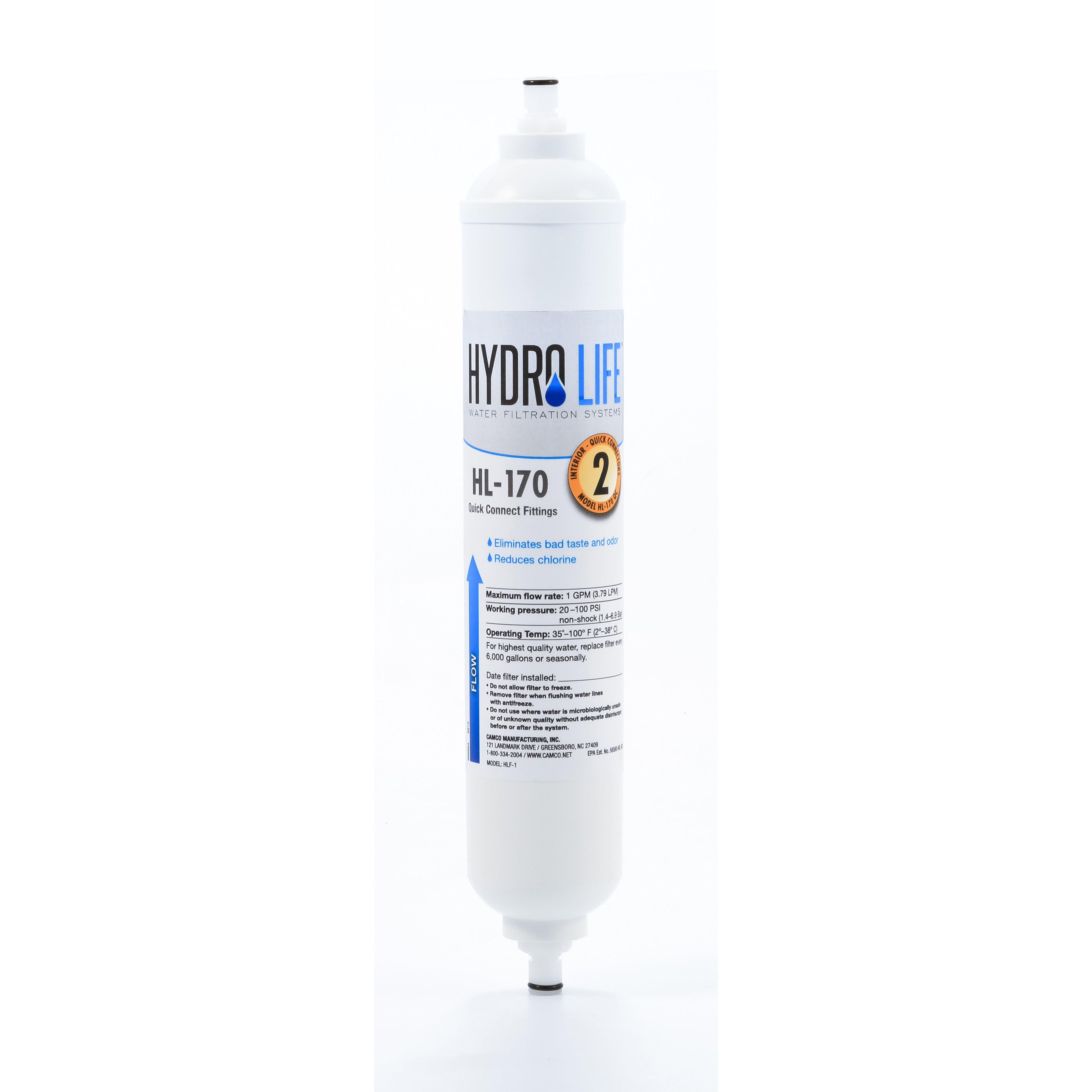 Camco Hydro Life 170 QC Replacement Filter (Case of 12)
