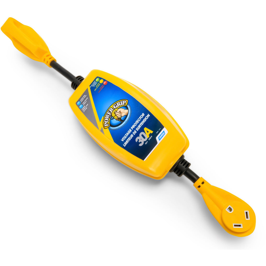 Camco Power Grip RV 30-Amp Voltage Protector with Integrated Surge Protection