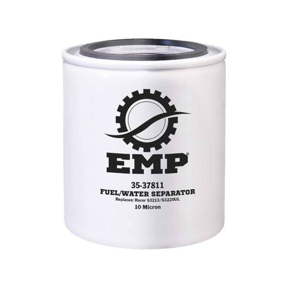 Fuel Filter/Water Separator Element, 4-cyl 35-150, 10 micron