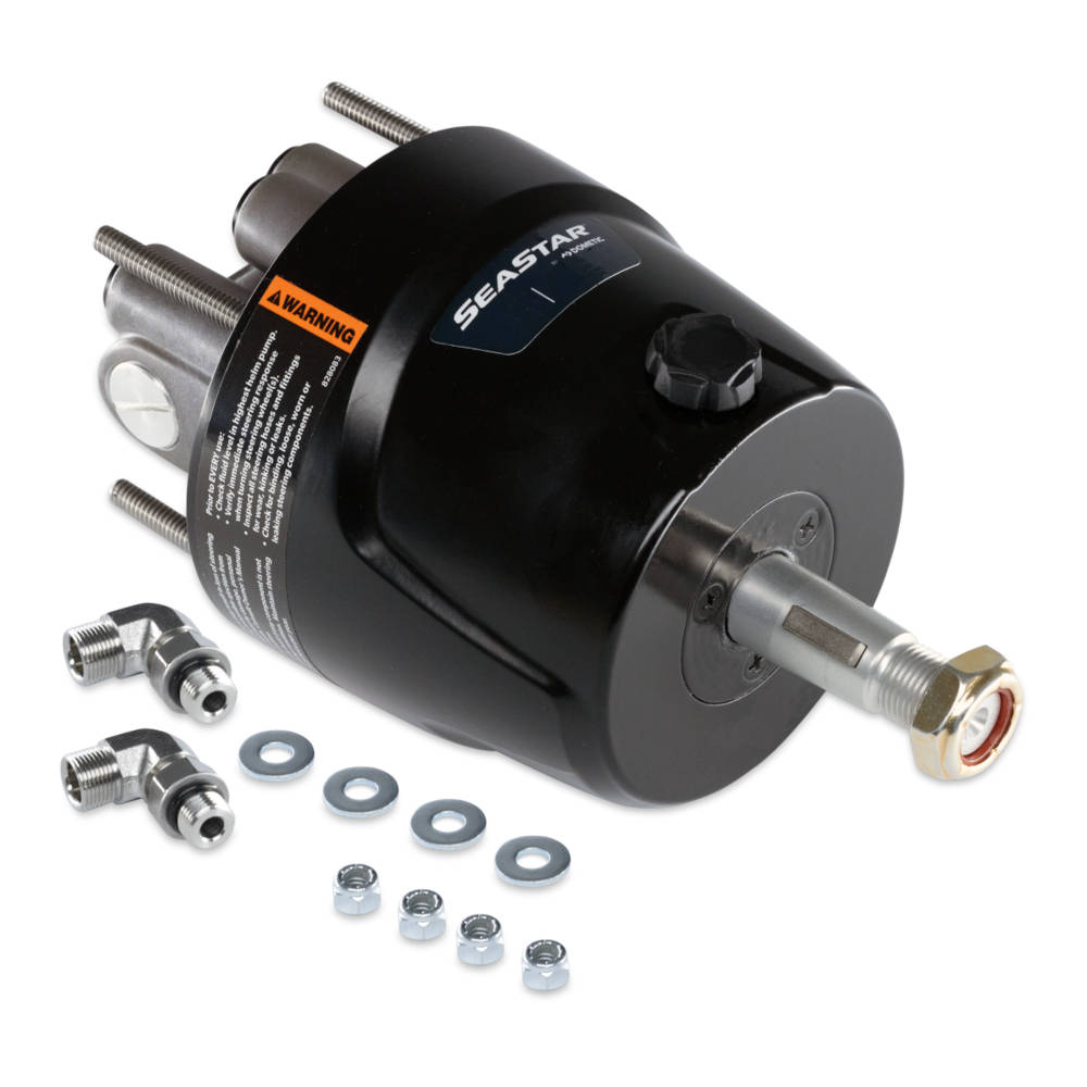 SeaStar Commercial Front Mount Helm Pump, 2.4, ORB Fittings