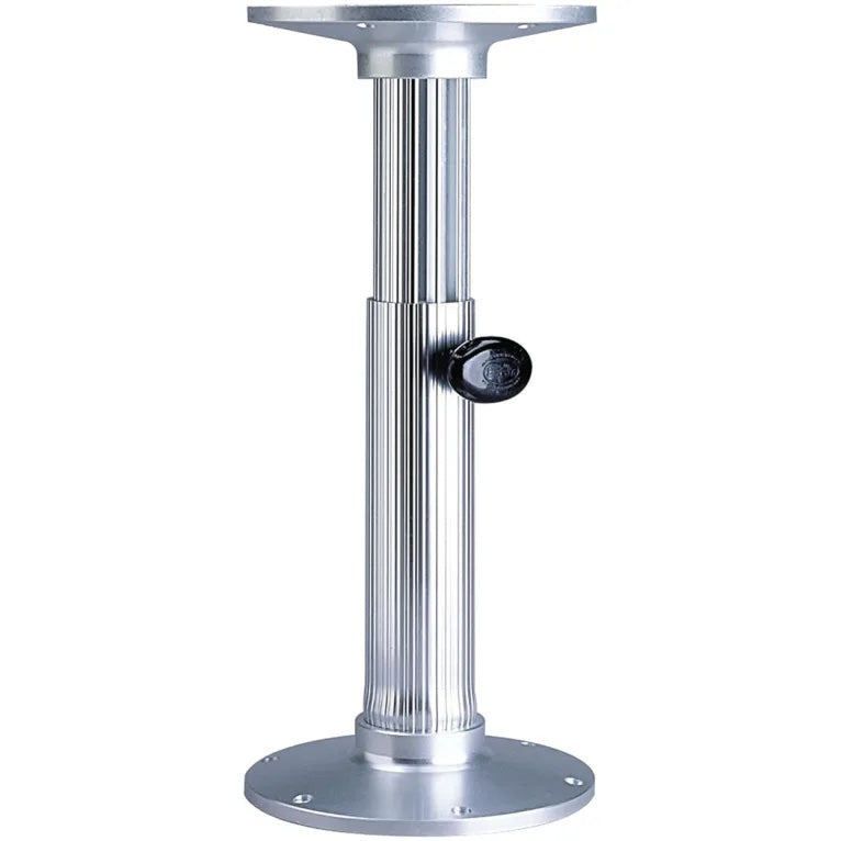 Garelick Adjustable Table Pedestal Fluted Satin Finish