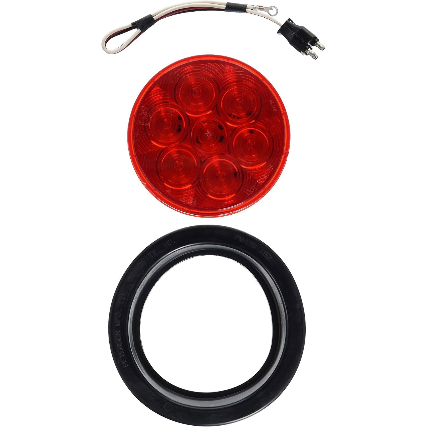 LED Stop, Turn, Tail, Round, Grommet Mount Red
