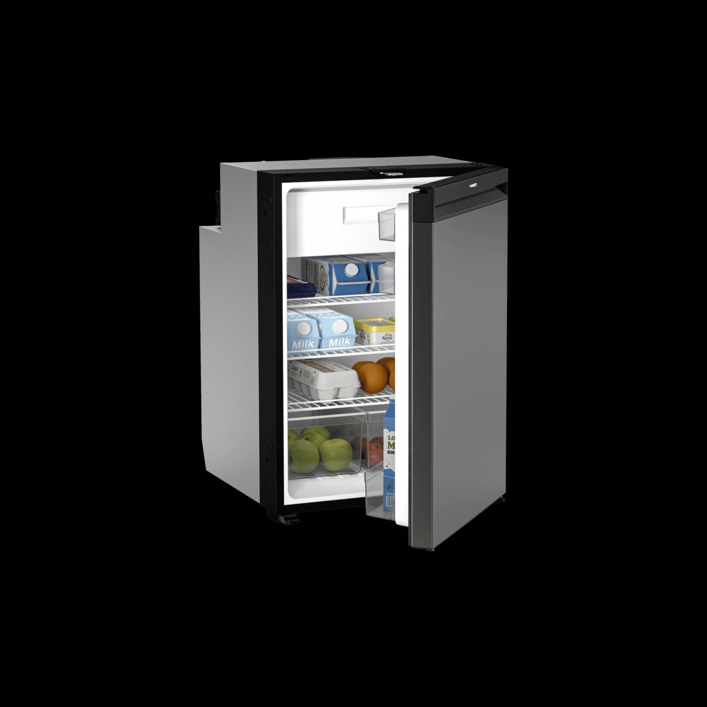 Dometic NRX 115C Compressor Refrigerator, Dark Silver Front