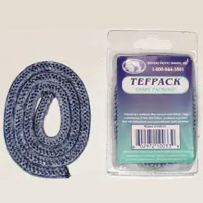 Tefpack Synthetic Shaft Packing, Teflon Impregnated