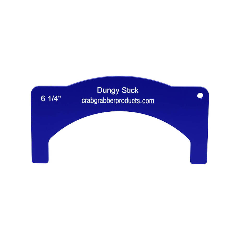 Dungy Stick, Crab Measurer / Caliper for 6-1/4" Dungeness Crab