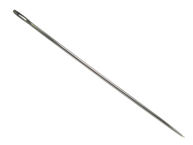 Straight Single Round Point Needle 8" Long, 14 Gauge