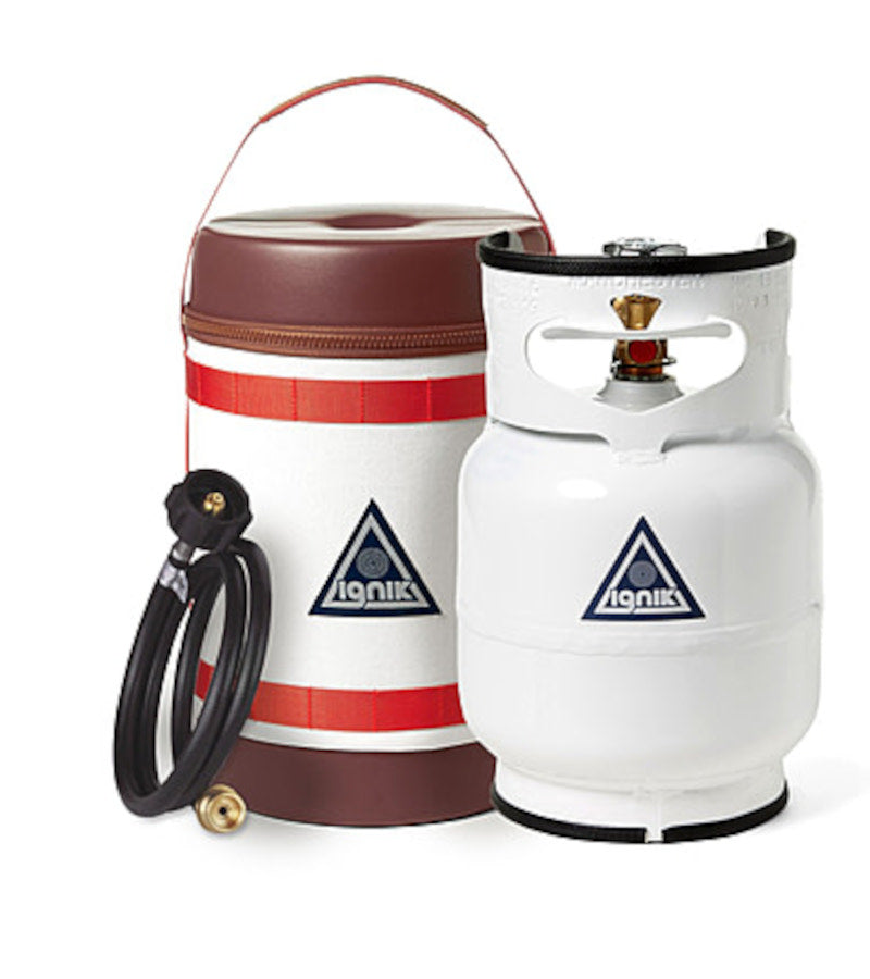 Gas Growler 5.0 Deluxe White/Red, White Tank