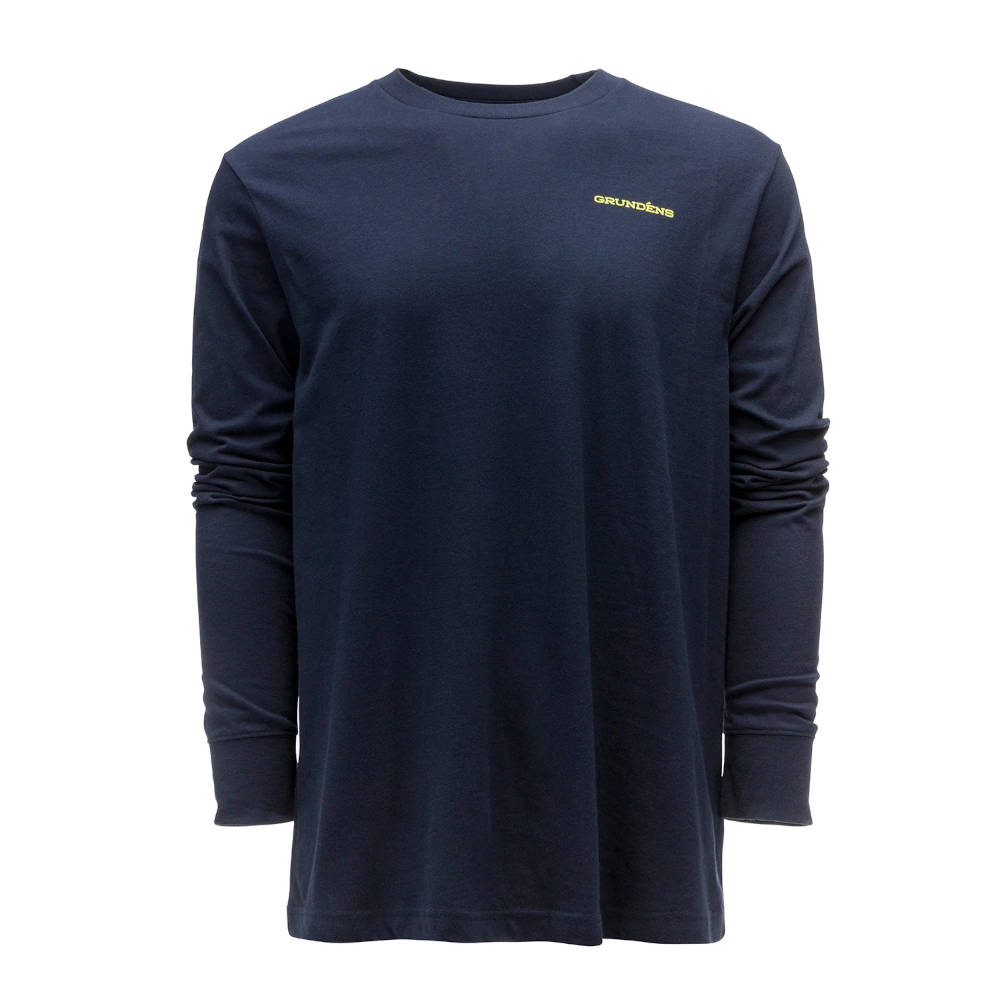 Grundéns Commercial Boat graphic long sleeve T-shirt, Navy