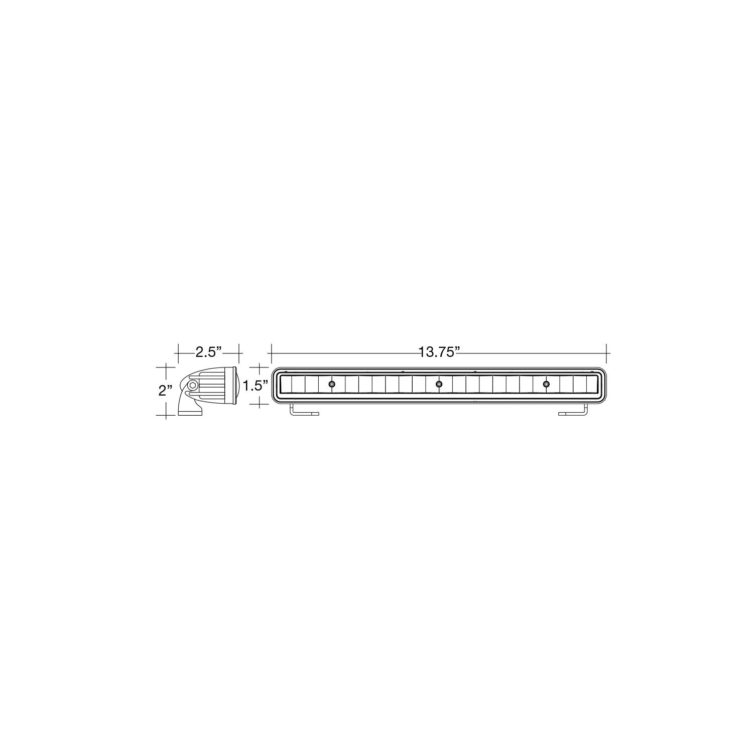 Light Bar Explora 9-32V 14"