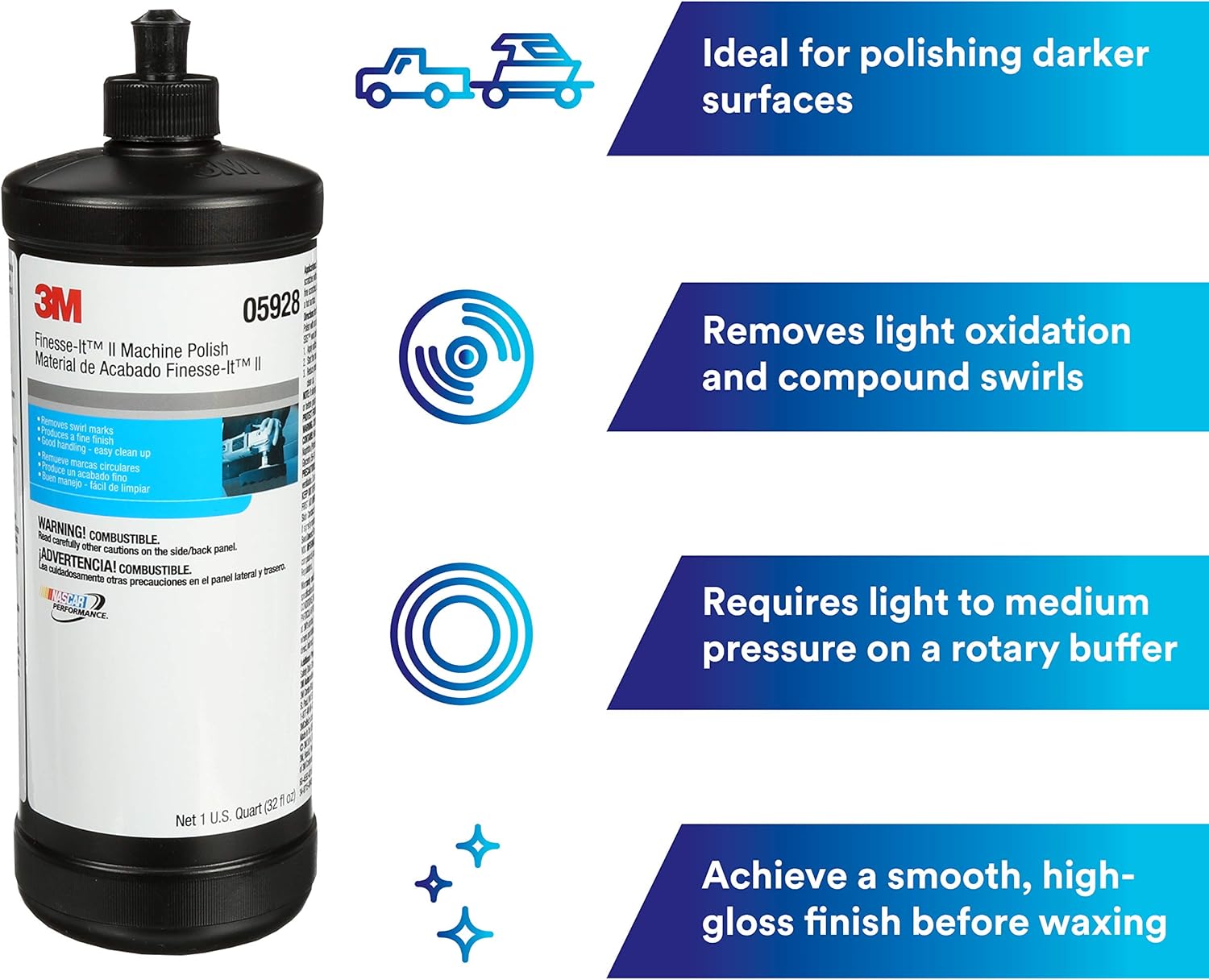 Finesse-It™ II Machine Polish, 1 Quart