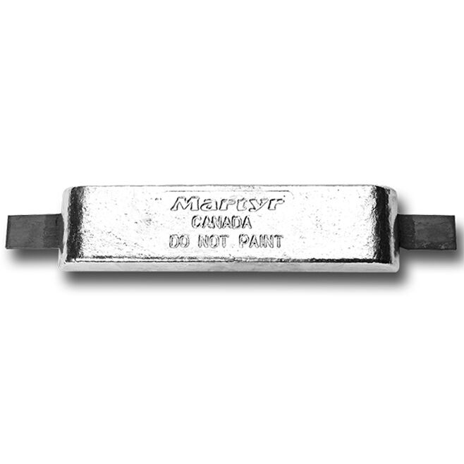 Aluminum Hull Anode with Steel Strap - CMZ02SA