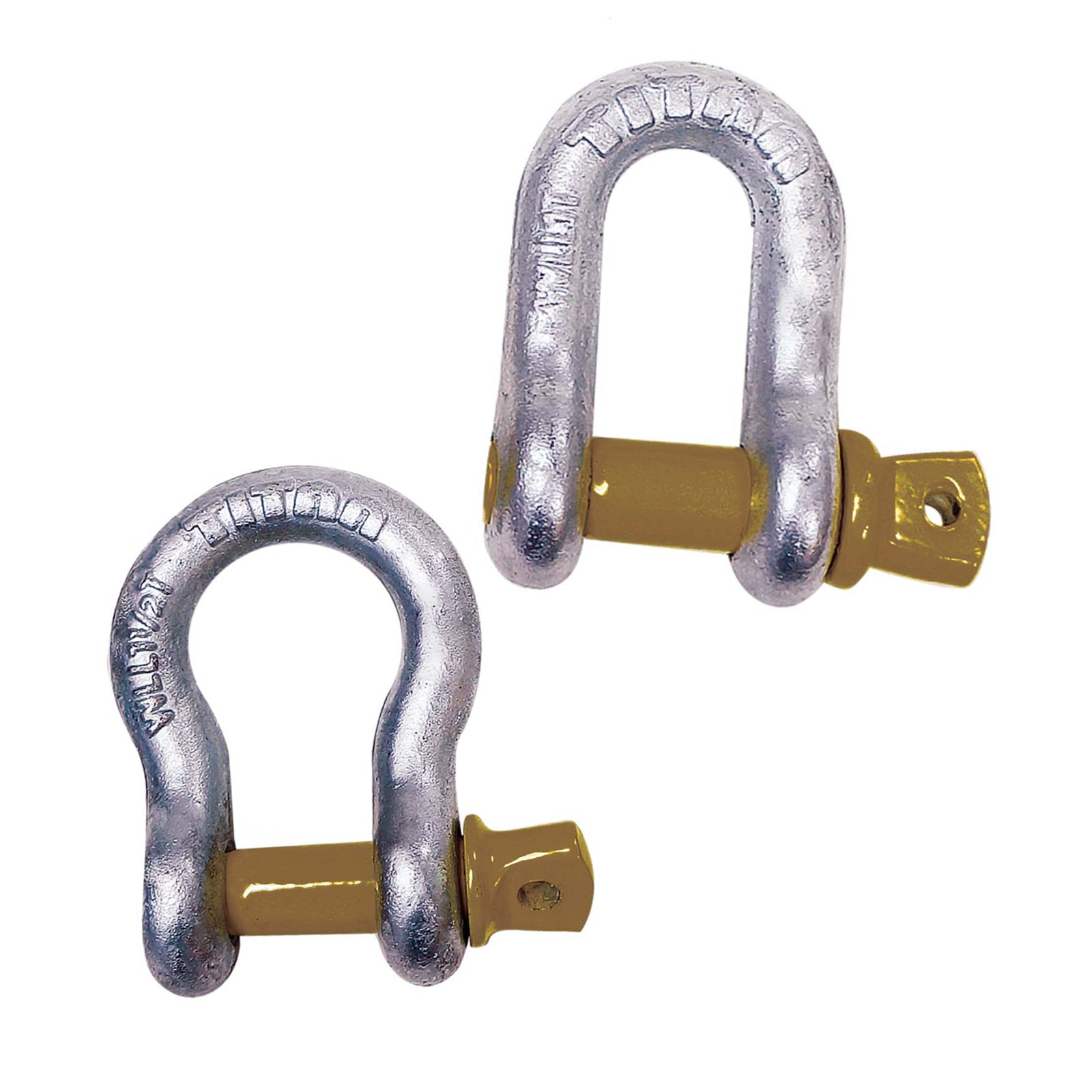 Titan Hot Dip Galvanized Shackles