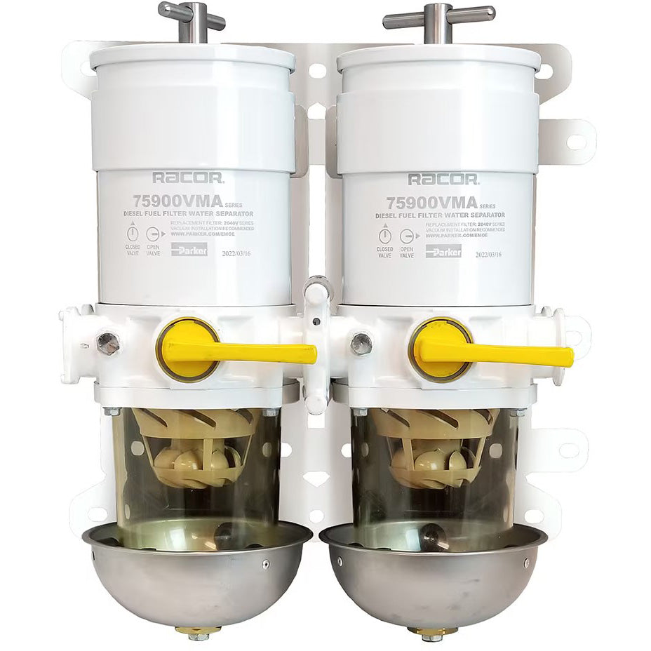 Parker 900 Marine Dual Turbine Assembly Fuel Filter Water Separator