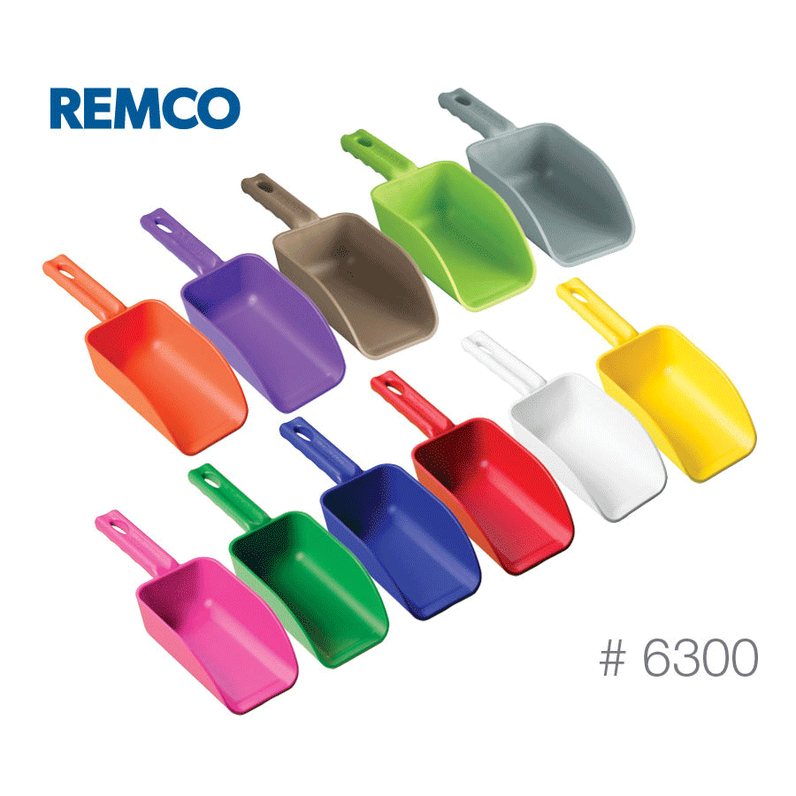 16.9 oz. Mini Plastic Hand Scoop Assorted Colors