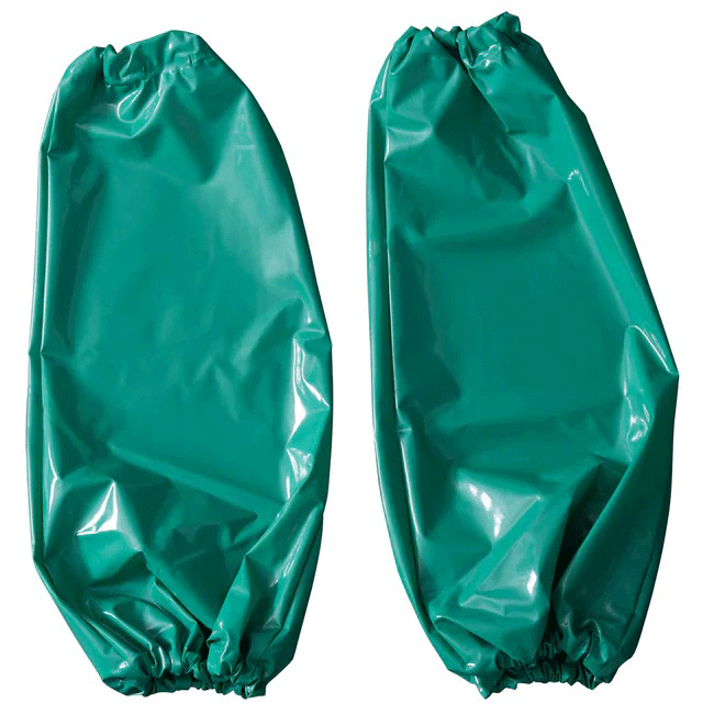 18" Polyurethane Sleeves, 6-mil, Elastic Ends, Green