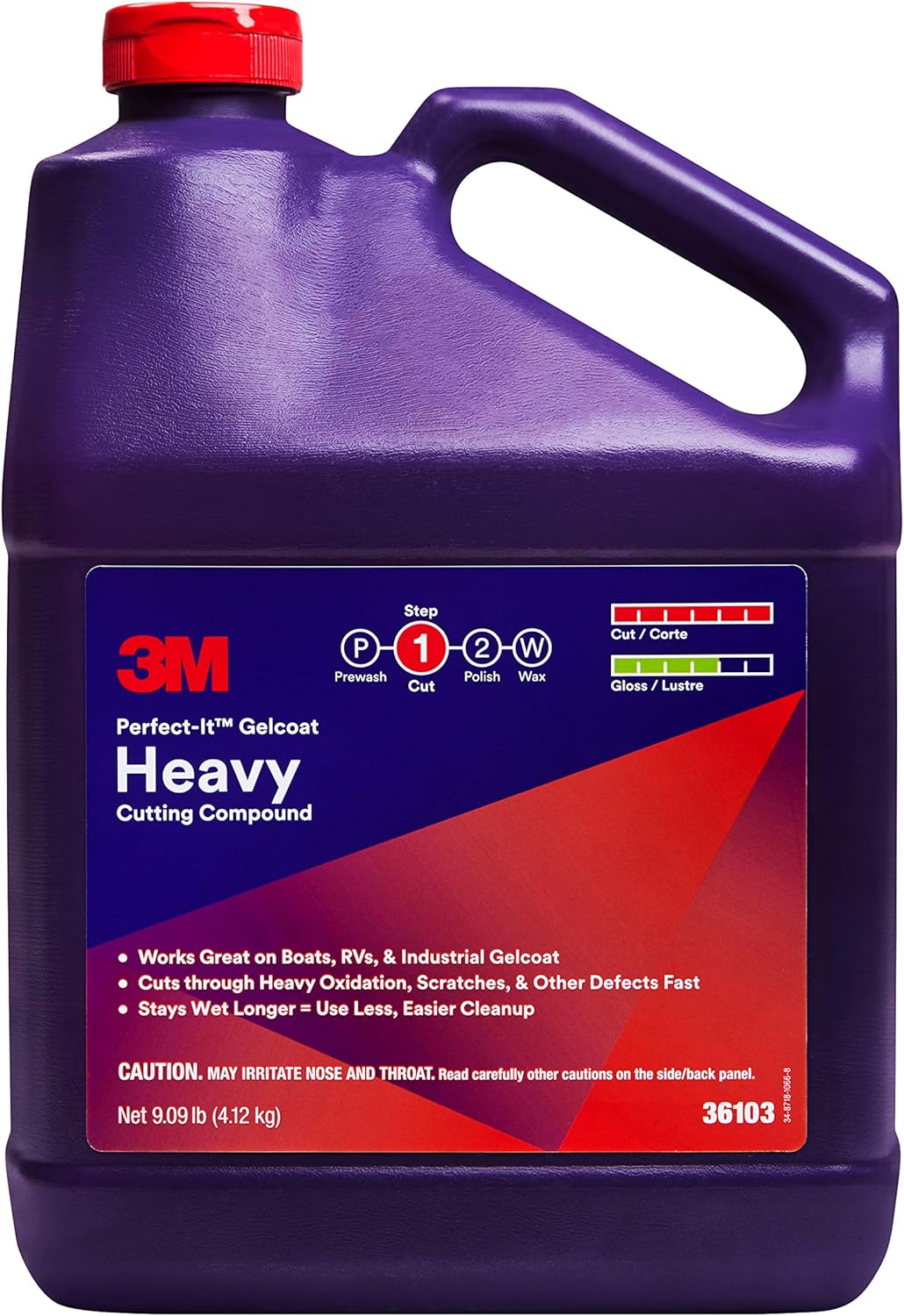 Perfect-It™ Gelcoat Heavy Cutting Compound, 1 Gallon