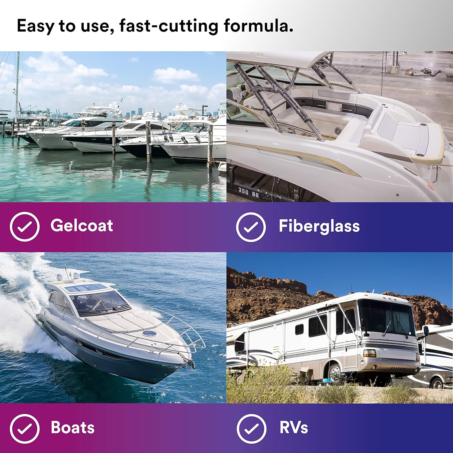 Perfect-It™ Gelcoat Heavy Cutting Compound, 1 Gallon