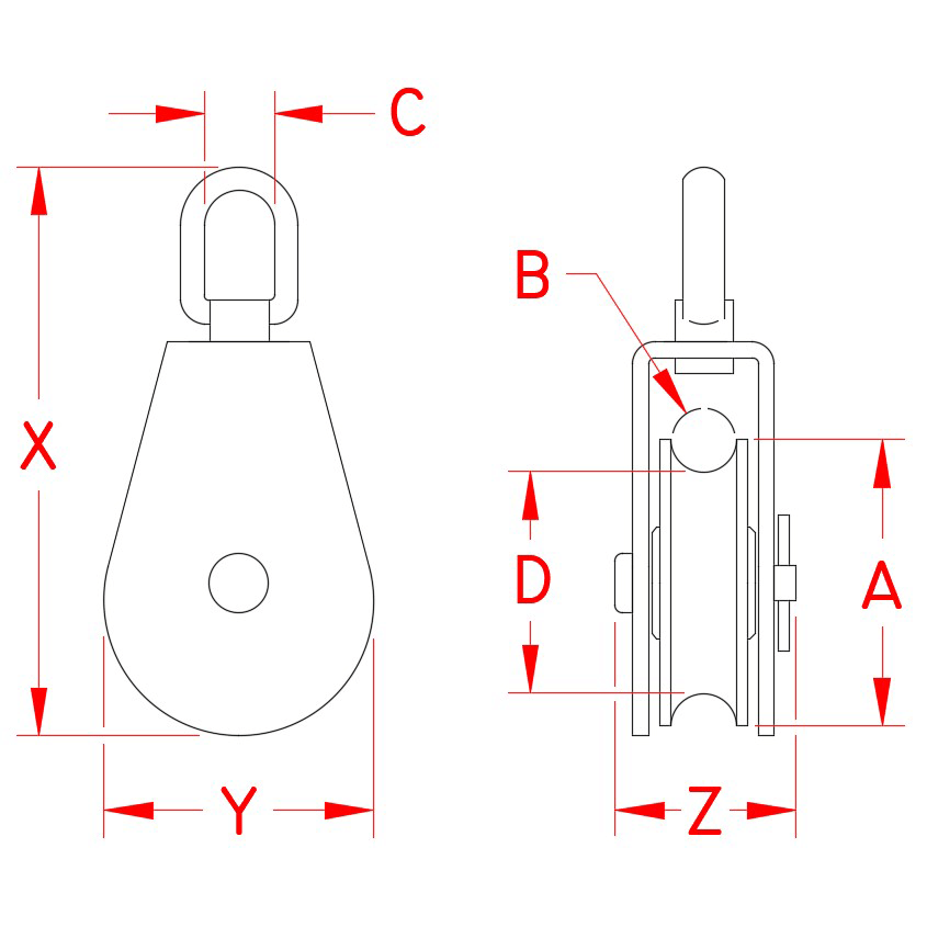 Swivel Block 304/316 Stainless Steel 1 in
