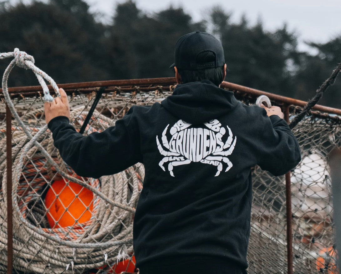 Grundens Eat Your Words Crab DWR HD Hoodie