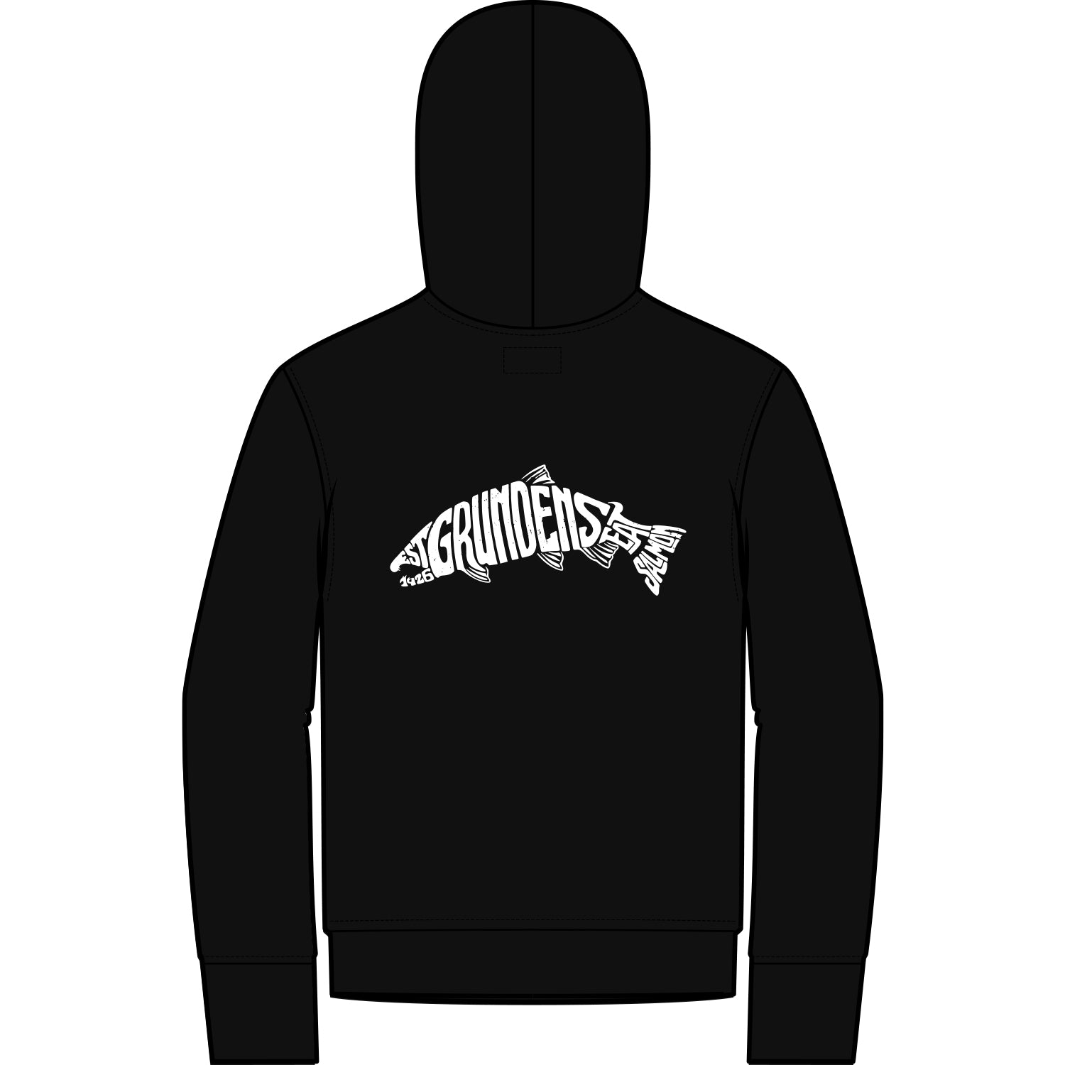 Grundens Eat Your Words Salmon DWR HD Hoodie