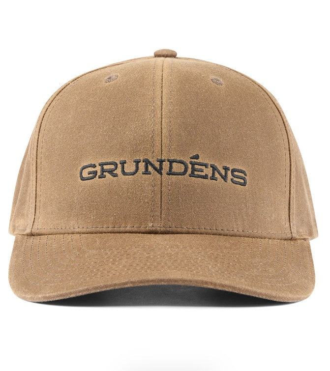 Grundens Wordmark Waxed Trucker Hat