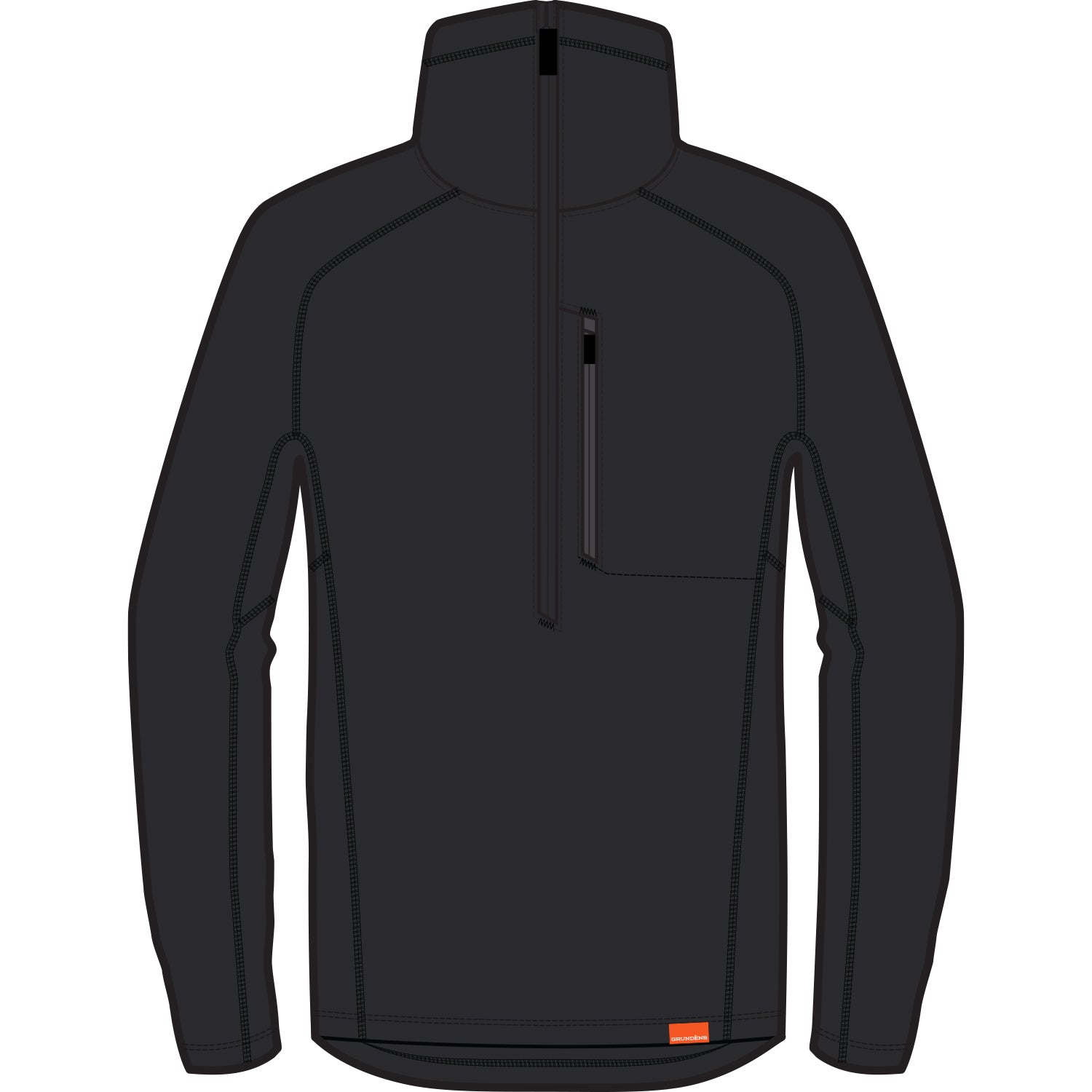 Grundens Grundies 1/2 Zip Thermal