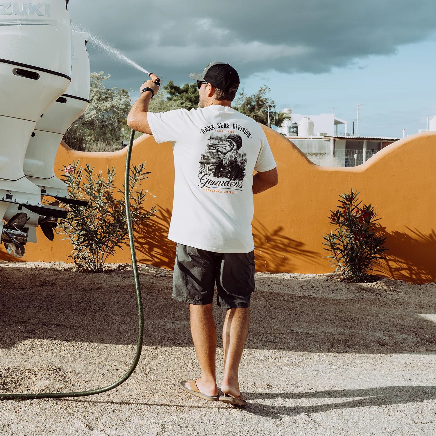 Grundens Dark Seas Portsmith Short Sleeve T-Shirt