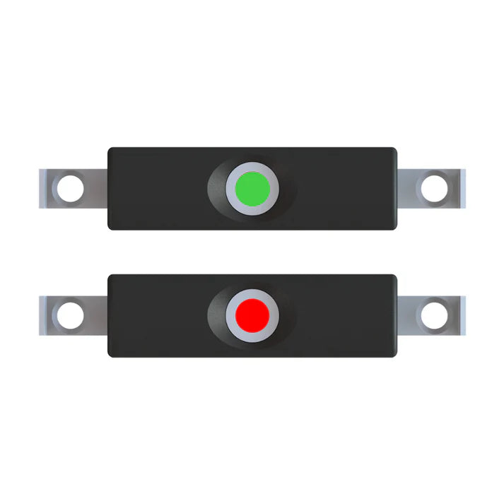 TACO Rub Rail Mounted LED Nav Light Set (1 Green, 1 Red); for SuproFlex Rub Rail Only