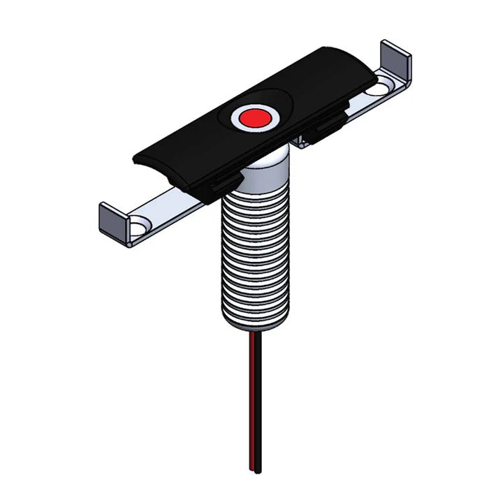 TACO Rub Rail Mounted LED Nav Light Set (1 Green, 1 Red); for SuproFlex Rub Rail Only