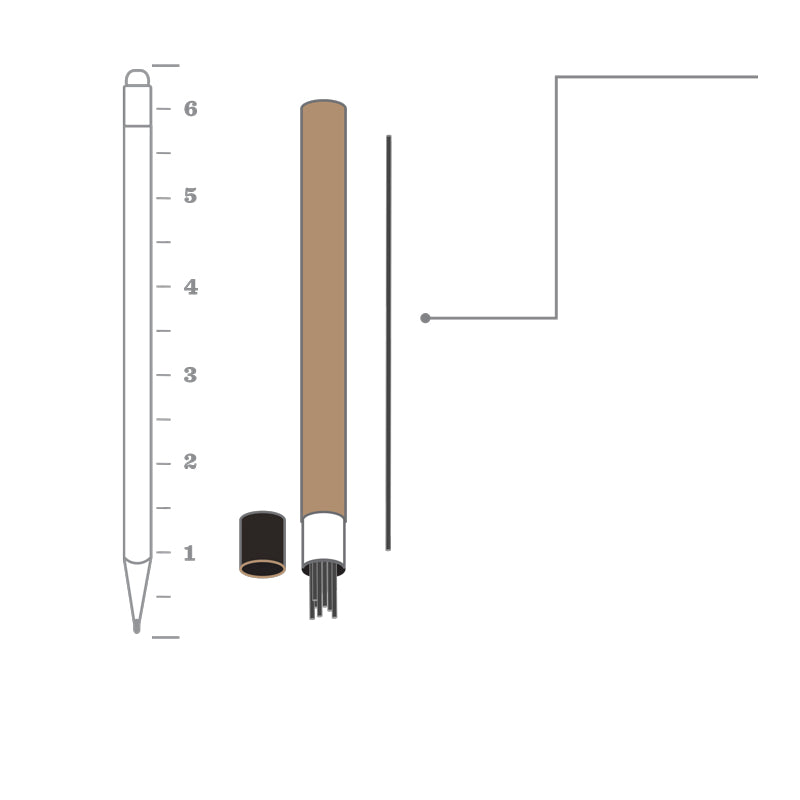 Rite in the Rain Mechanical Pencil Lead Refills, 1.3mm