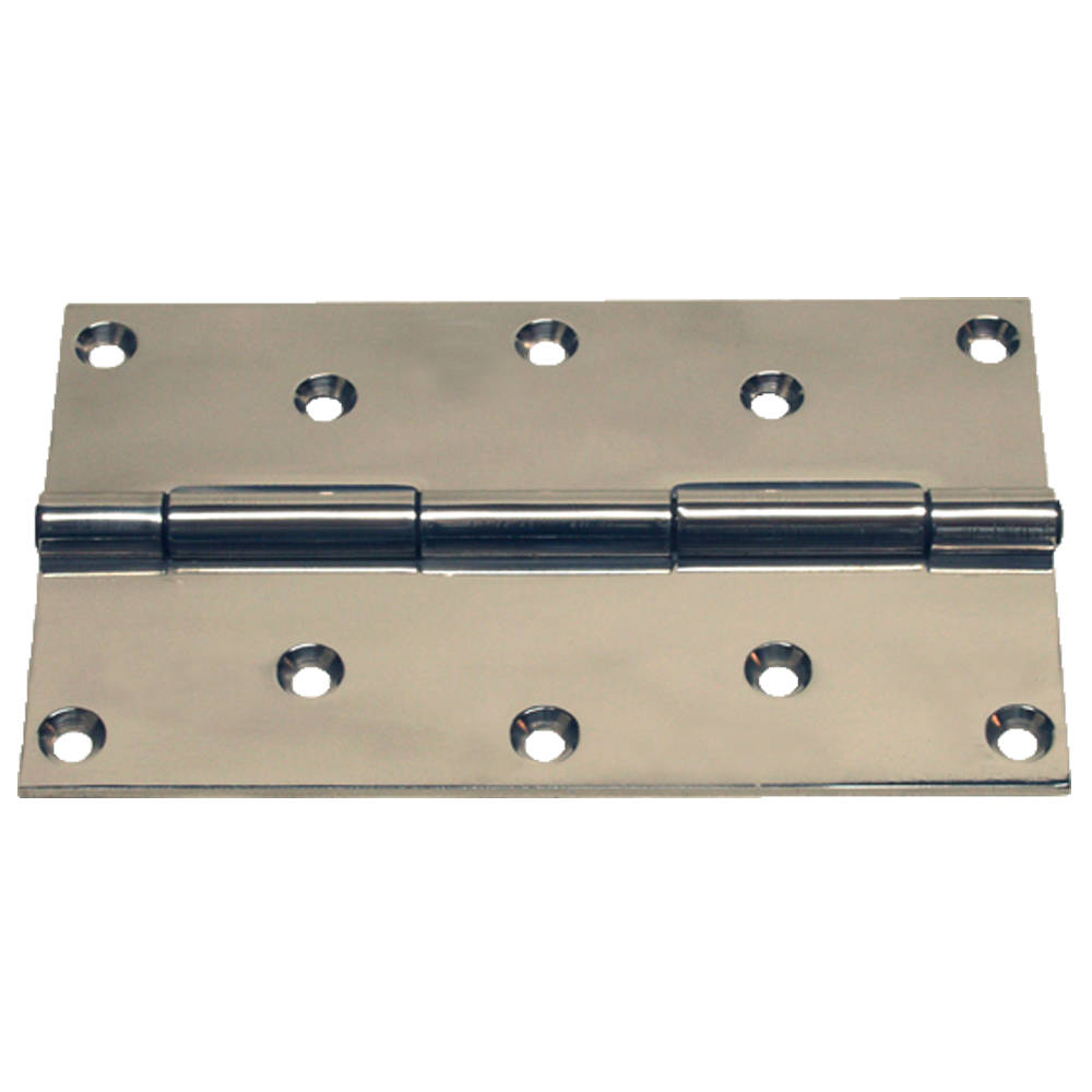 Buck Algonquin Stainless Steel Transom Door Hinge, 5" x 8"