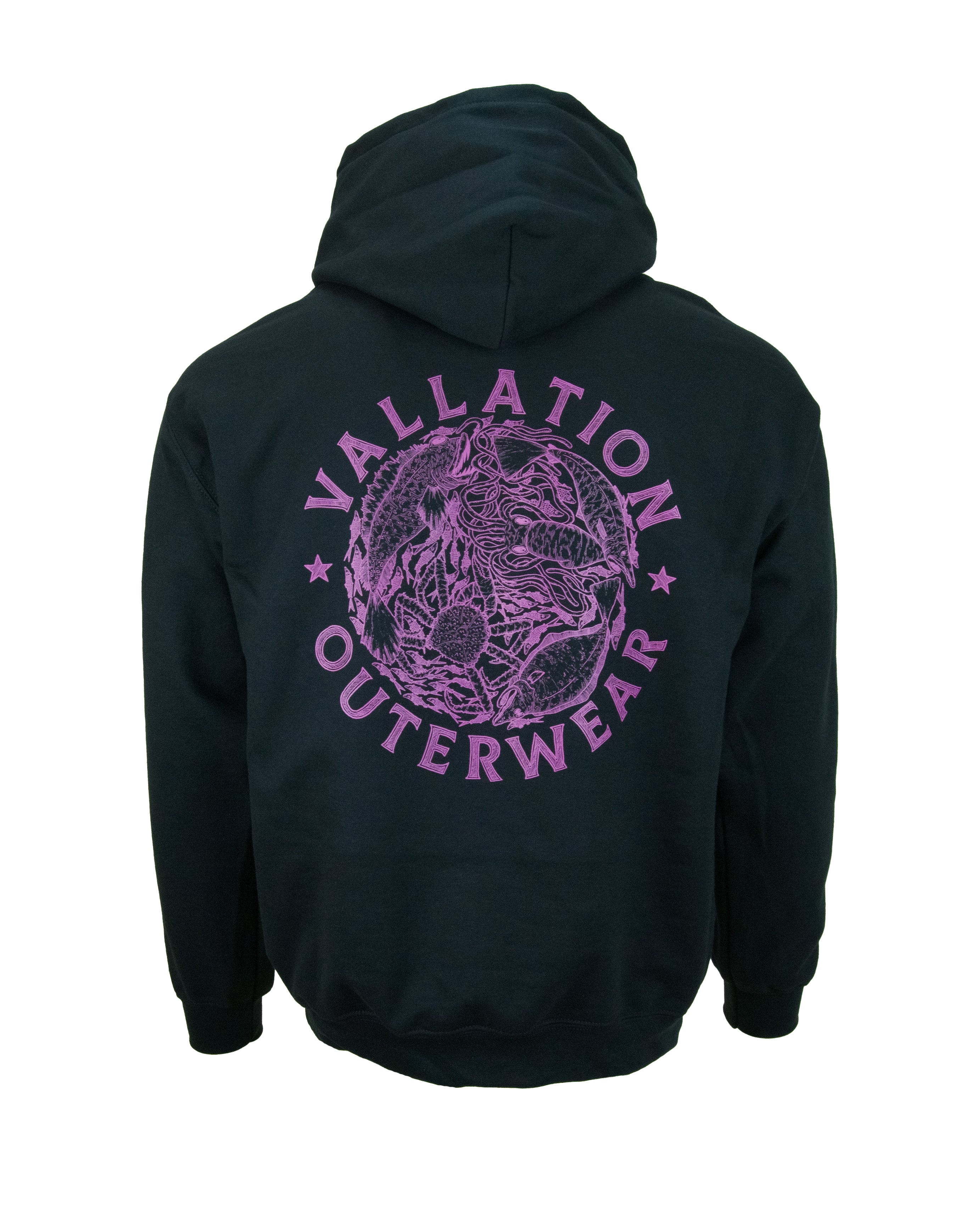 Vallation x Spurlock Collab: Men's Commercial Aquarium Hoodie