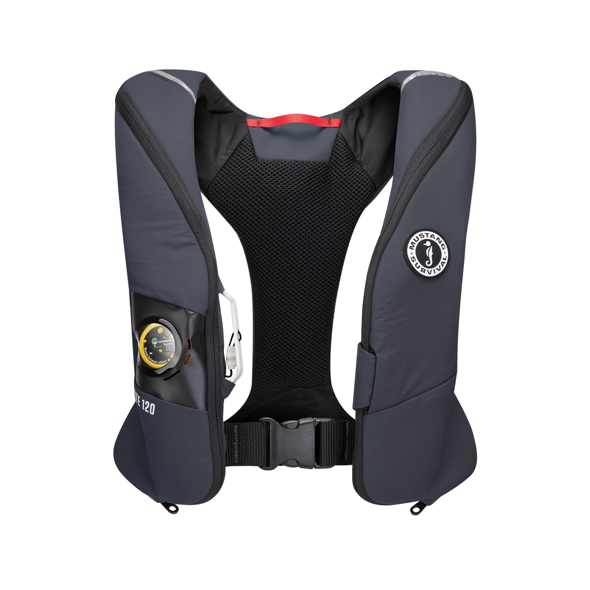 Mustang Elite 120 Inflatable PFD, Universal Size, Gray